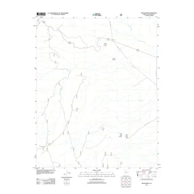 2012 Map of House Rock, 2012 Print