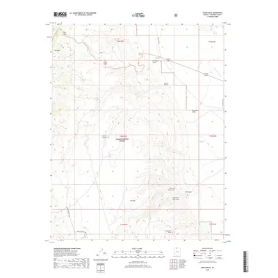 2018 Map of House Rock, 2018 Print