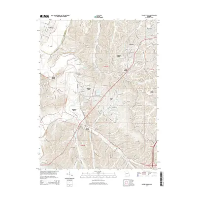 2015 Map of House Springs, 2015 Print