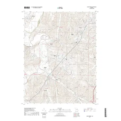 2017 Map of House Springs, 2017 Print