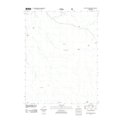 2011 Map of Housetop Mountain, 2011 Print