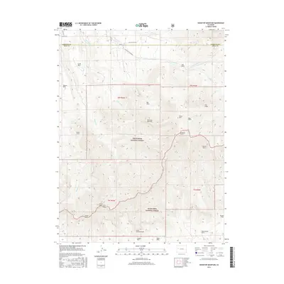 2016 Map of Housetop Mountain, 2016 Print