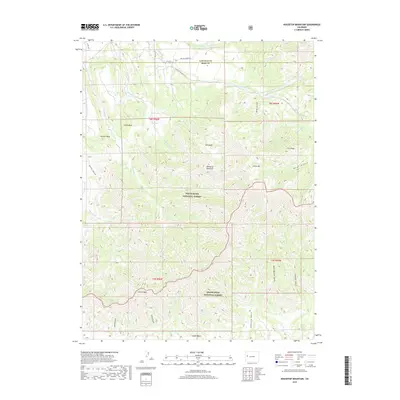 2019 Map of Housetop Mountain, 2019 Print