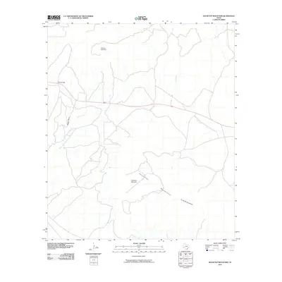 2010 Map of Housetop Mountains, 2010 Print