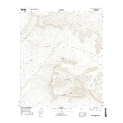2016 Map of Housetop Mountains, 2016 Print