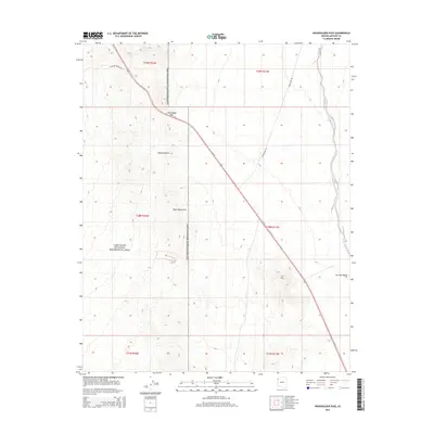2014 Map of Housholder Pass, 2014 Print