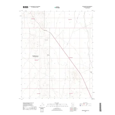 2018 Map of Housholder Pass, 2018 Print