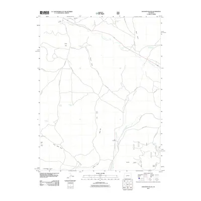 2011 Map of Houston Gulch, 2011 Print