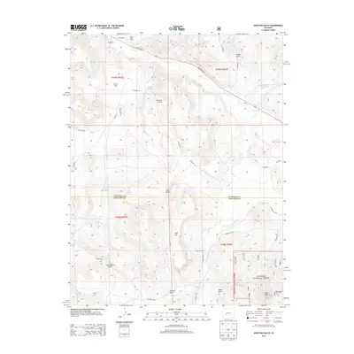 2013 Map of Houston Gulch, 2013 Print