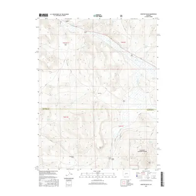2016 Map of Houston Gulch, 2016 Print