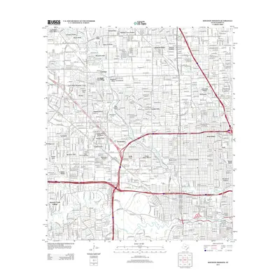 2013 Map of Houston Heights, 2013 Print
