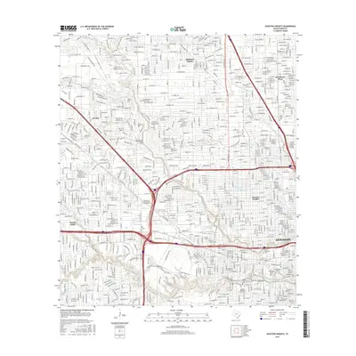 2016 Map of Houston Heights, 2016 Print