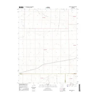 2016 Map of Houston Lakes, 2016 Print