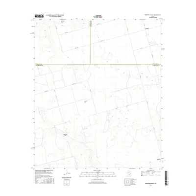 2016 Map of Houston Ranch, 2016 Print