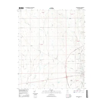 2015 Map of Houston West, 2015 Print