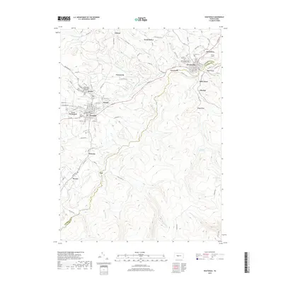 2019 Map of Houtzdale, 2019 Print