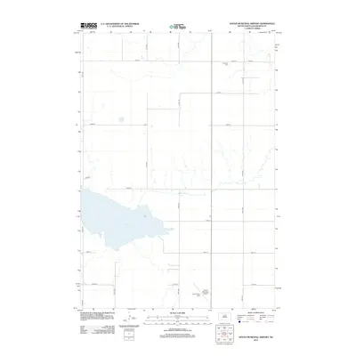 2012 Map of Hoven Municipal Airport, 2012 Print