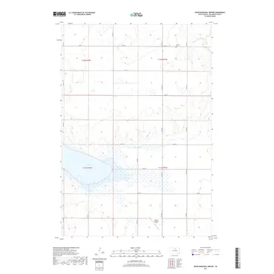 2017 Map of Hoven Municipal Airport, 2017 Print
