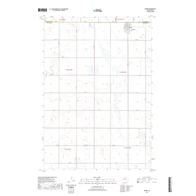 2017 Map of Hoven, 2017 Print