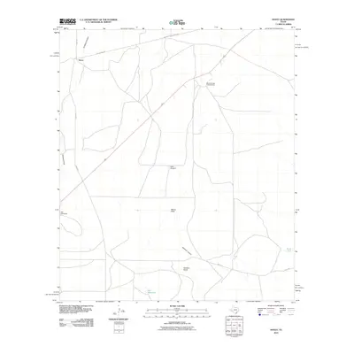 2010 Map of Hovey, 2010 Print