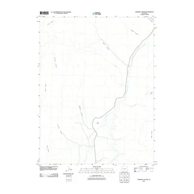 2010 Map of Howard Canyon, 2010 Print
