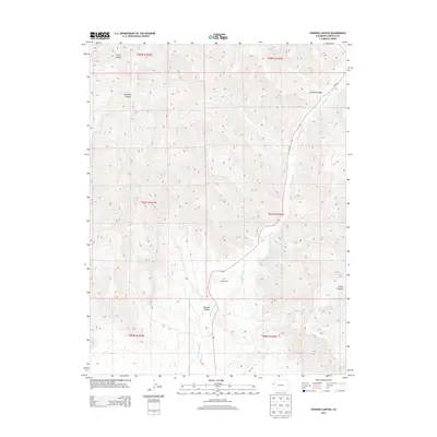 2013 Map of Howard Canyon, 2013 Print