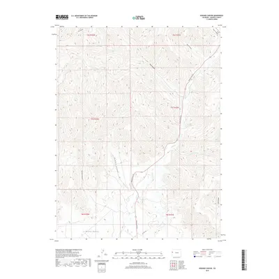 2019 Map of Howard Canyon, 2019 Print
