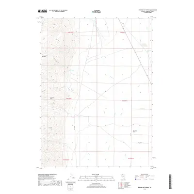 2018 Map of Howard Hot Spring, 2018 Print
