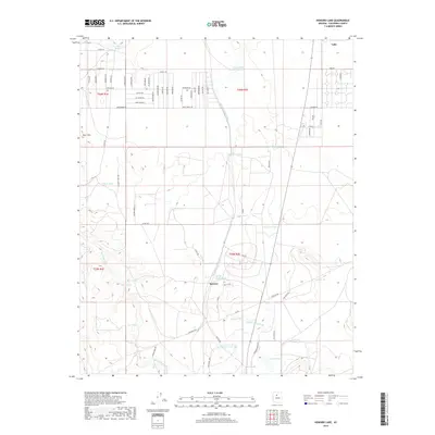 2018 Map of Howard Lake, 2018 Print