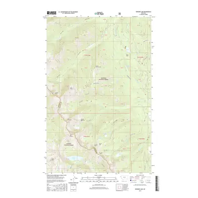 2017 Map of Howard Lake, 2017 Print