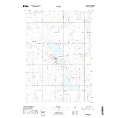 2019 Map of Howard Lake, 2019 Print
