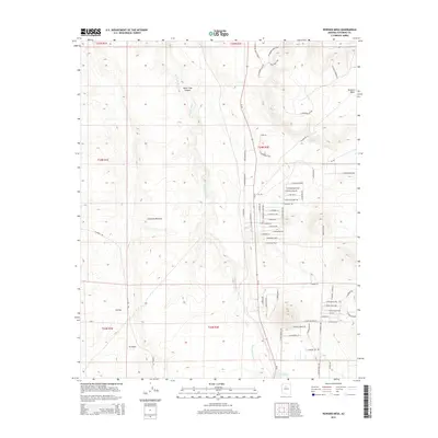 2014 Map of Howard Mesa, 2014 Print