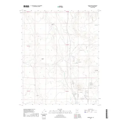 2018 Map of Howard Mesa, 2018 Print