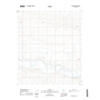 2017 Map of Howard Pass D-3 NE, 2017 Print