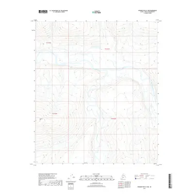 2017 Map of Howard Pass D-3 NW, 2017 Print