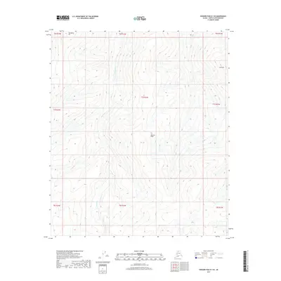 2017 Map of Howard Pass D-3 SE, 2017 Print