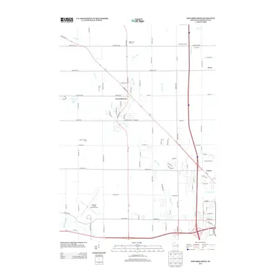 2013 Map of Howards Grove, 2013 Print