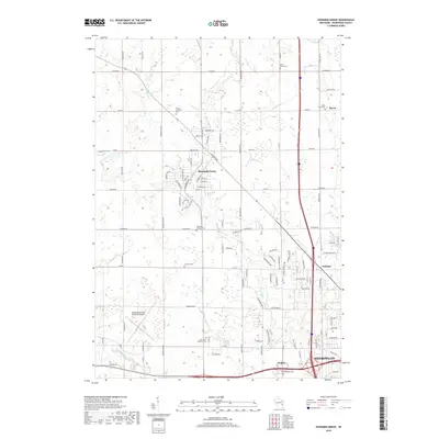 2018 Map of Howards Grove, 2018 Print