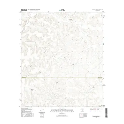 2016 Map of Howards Well SW, 2016 Print