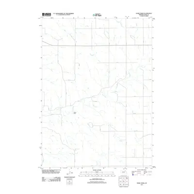 2011 Map of Howe Creek, 2011 Print