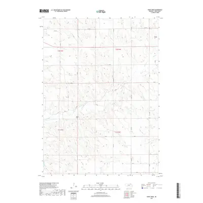 2017 Map of Howe Creek, 2017 Print