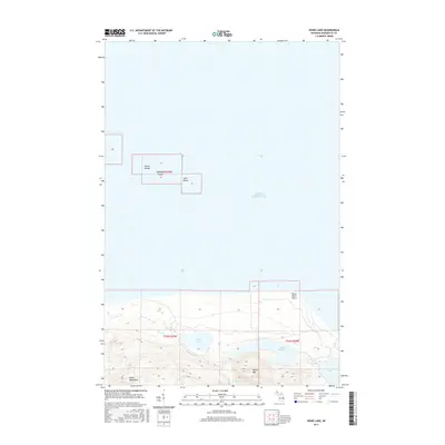 2017 Map of Howe Lake, 2017 Print