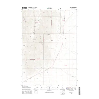 2013 Map of Howe Peak, 2013 Print