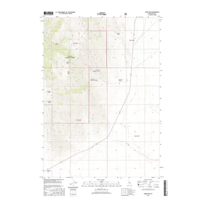 2017 Map of Howe Peak, 2017 Print