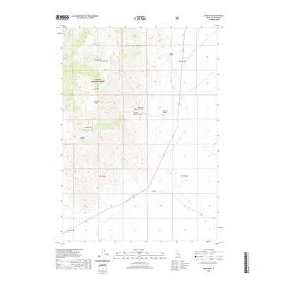 2020 Map of Howe Peak, 2020 Print