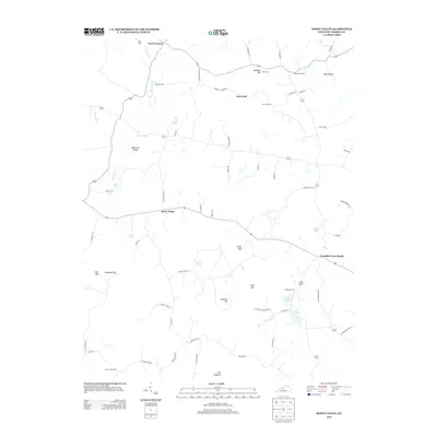 2013 Map of Howe Valley, 2013 Print