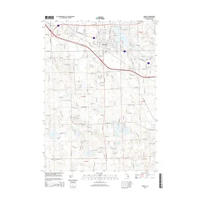2014 Map of Howell, 2014 Print