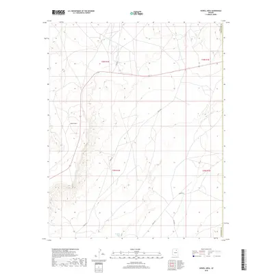 2018 Map of Howell Mesa, 2018 Print