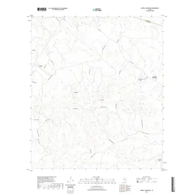 2019 Map of Howell Mountain, 2019 Print