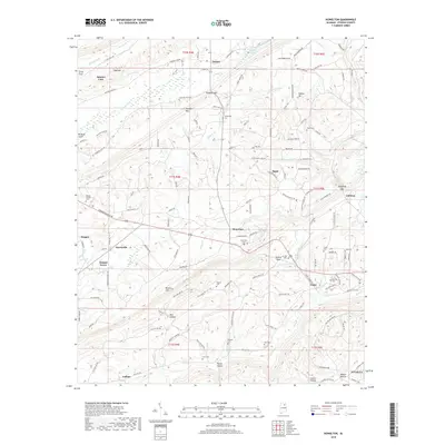 2018 Map of Howelton, 2018 Print